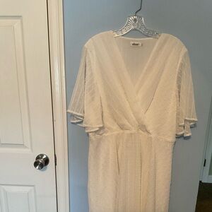 Ladies white dress